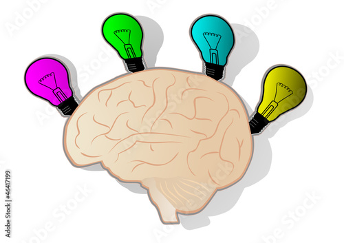 Brain color art