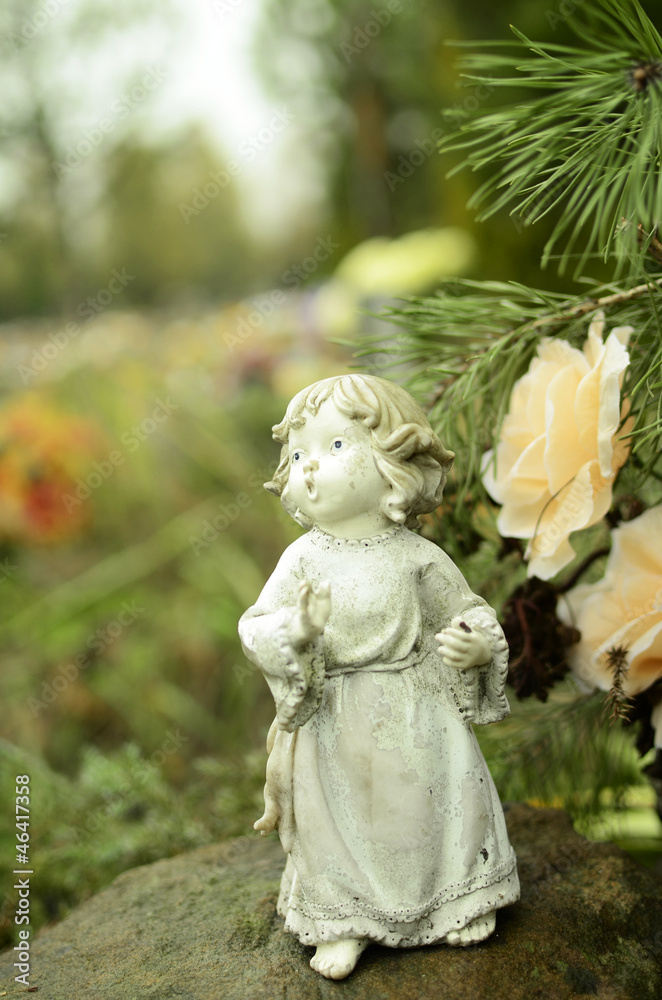 Fototapeta premium anioł na grobie