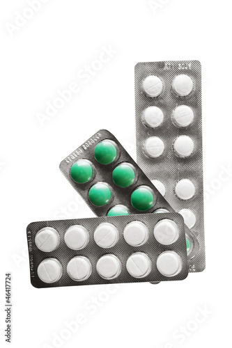 Medicine pills into boxes