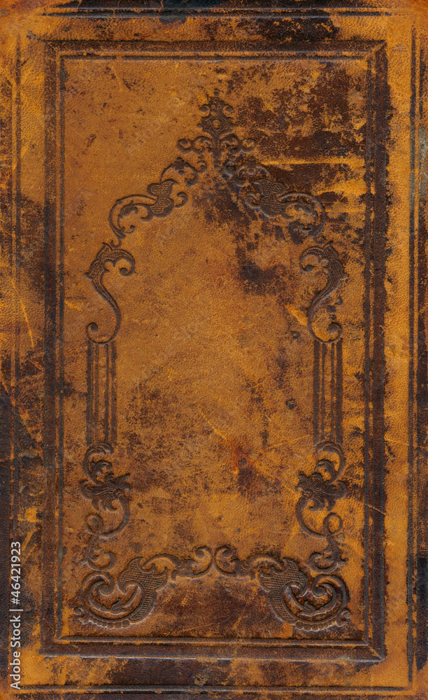 old and dirty ornamental book cover
