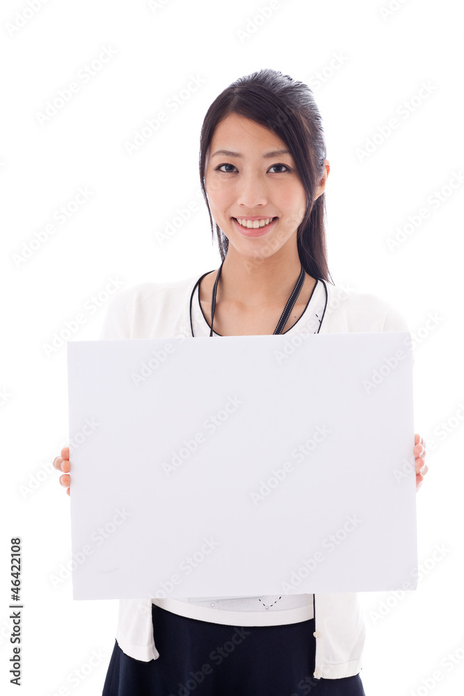 attractive asian businesswoman on white background attractive asian businesswoman on white background