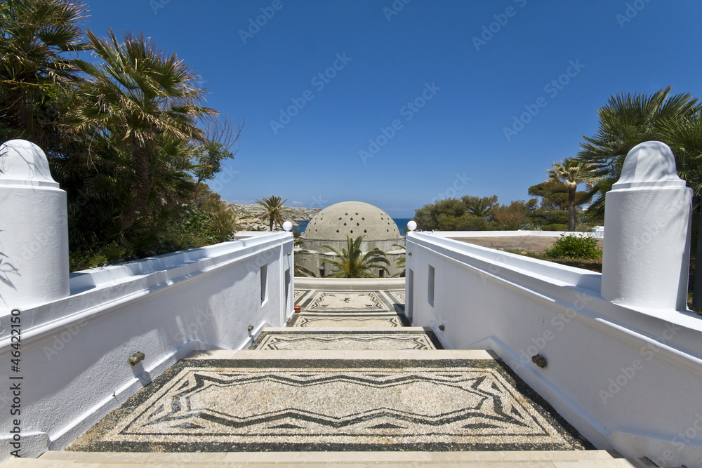 Kalithea resort at Rhodes island in Greece