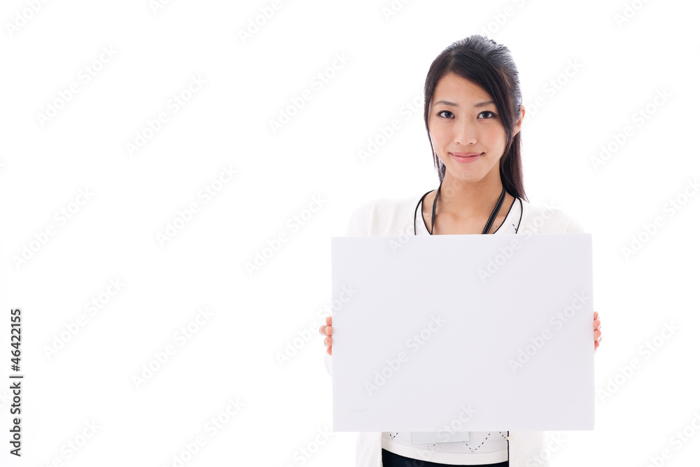 attractive asian businesswoman on white background attractive asian businesswoman on white background