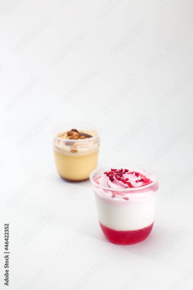 Strawberry pudding