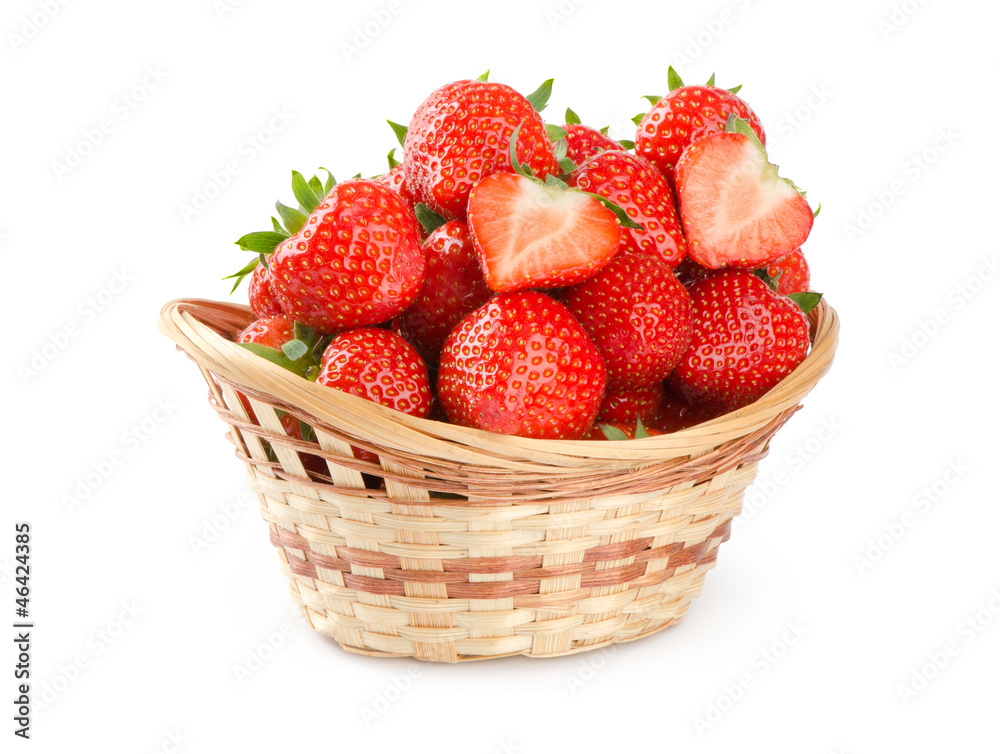 Basket of strawberries Basket of strawberries