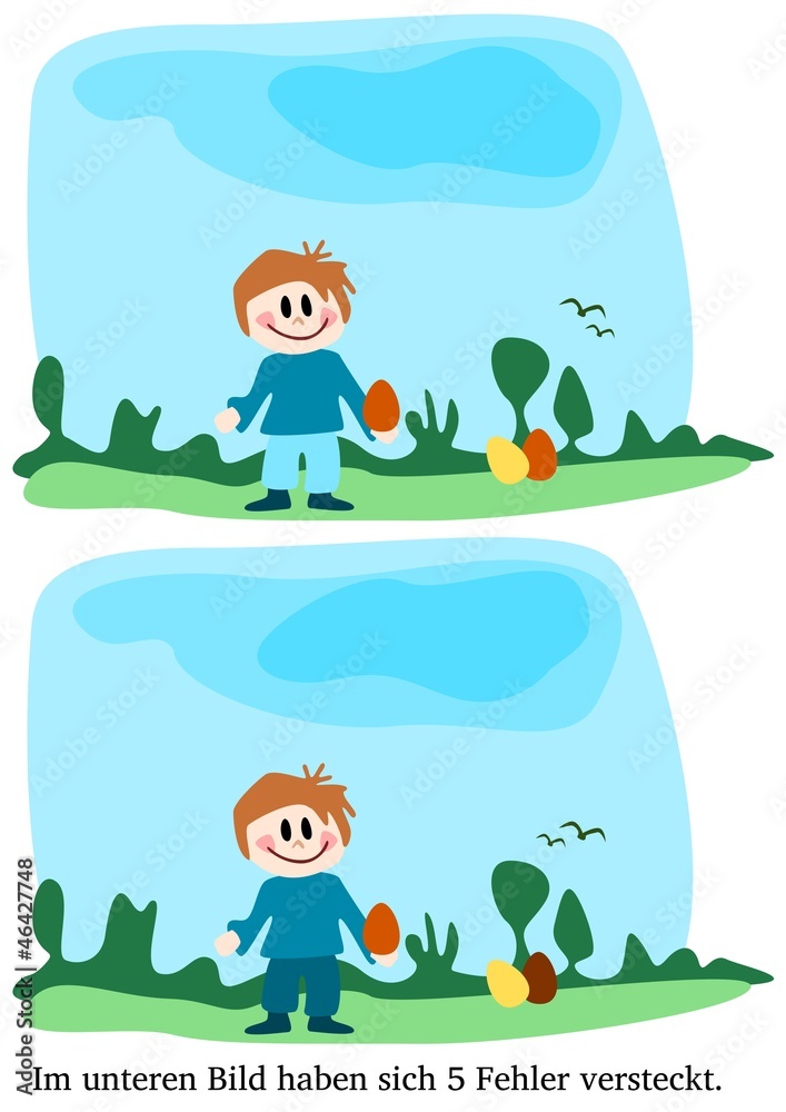 Fototapeta premium Osterrätsel