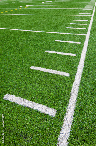 Football side lines - yards