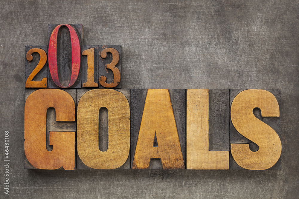 Fototapeta premium 2013 goals