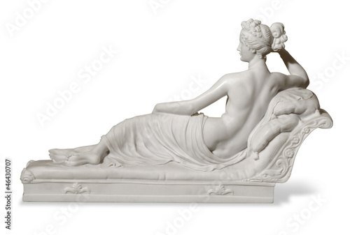 statue of a woman in the antique style