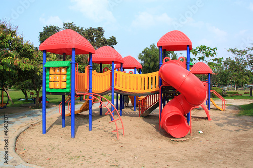 Wallpaper Mural Modern children playground in park Torontodigital.ca