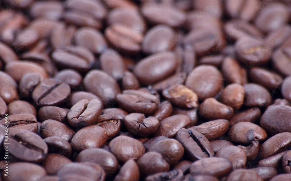 Kaffee Bohnen als Hintergrund Kaffee Bohnen als Hintergrund