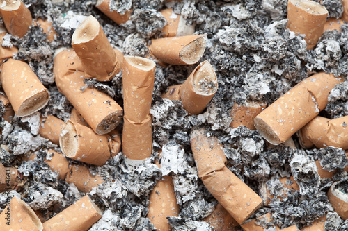 cigarette butts