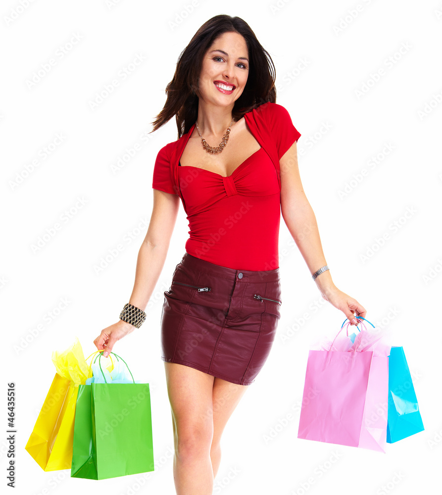 Shopping woman. Shopping woman.