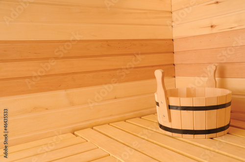 Sauna interior