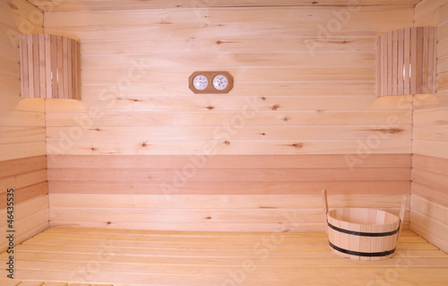 Sauna interior