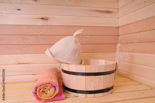 Sauna interior