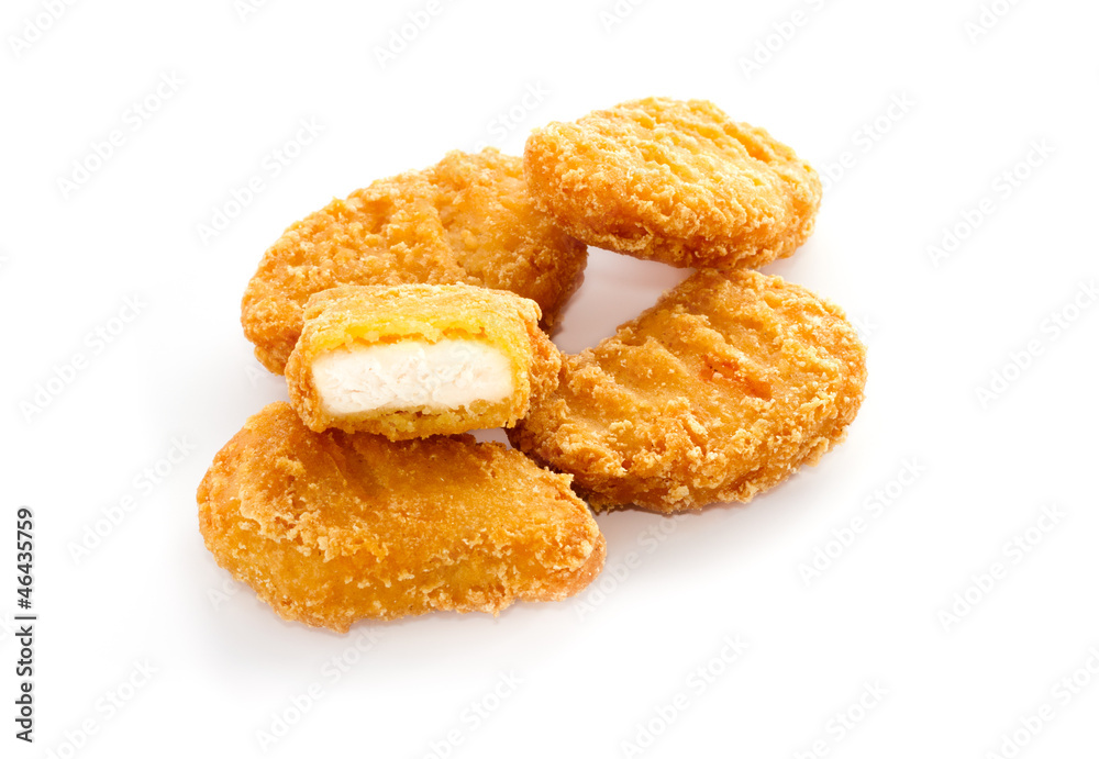 Fried chicken nuggets