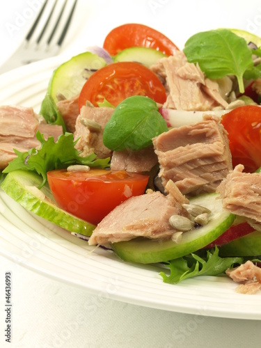 Tuna salad, close-up