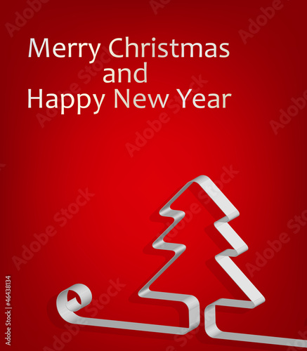 Abstract Christmas and New Year background. vector illustration