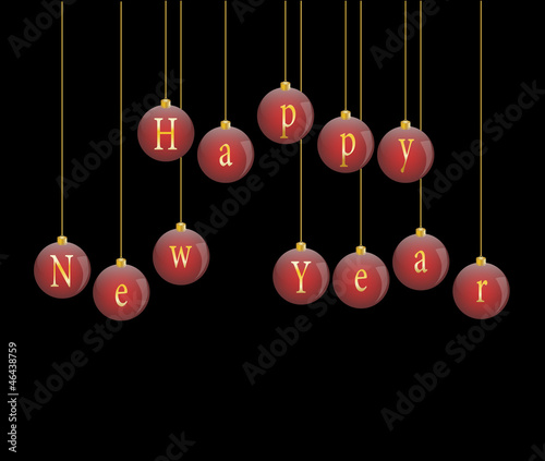 Happy new year 2013 vector illustration