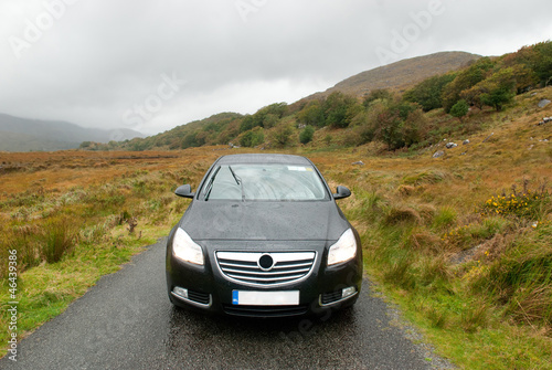 Car in Dunloe's Gap, Ireland