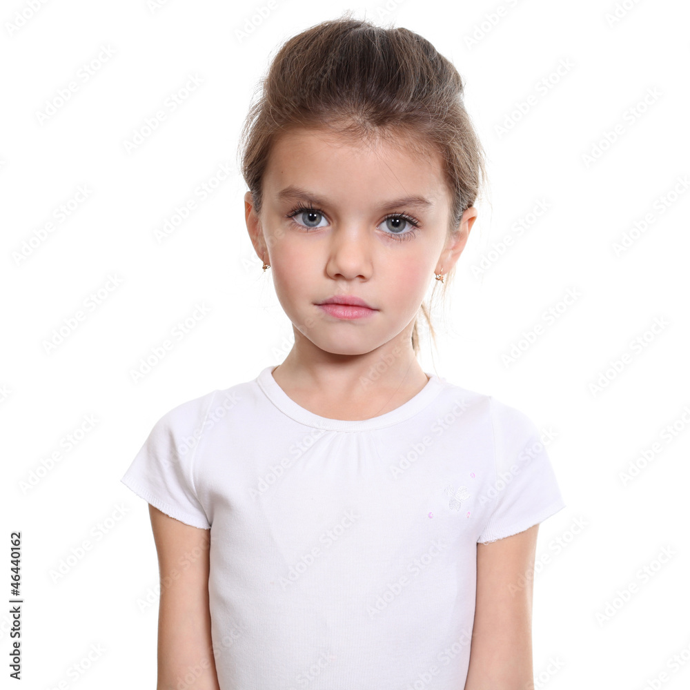 portrait of pretty little girl portrait of pretty little girl