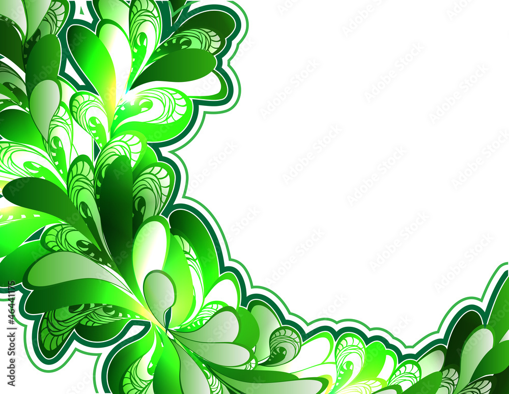 Floral fractal ornament