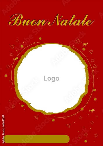 BUON NATALE BIGLIETTO STELLE 01