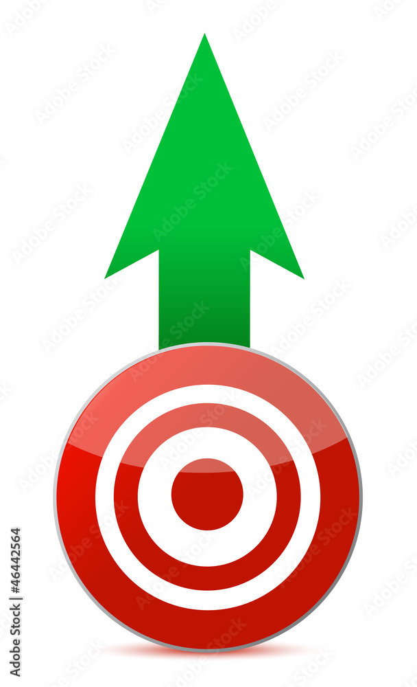 arrow and target illustration design arrow and target illustration design