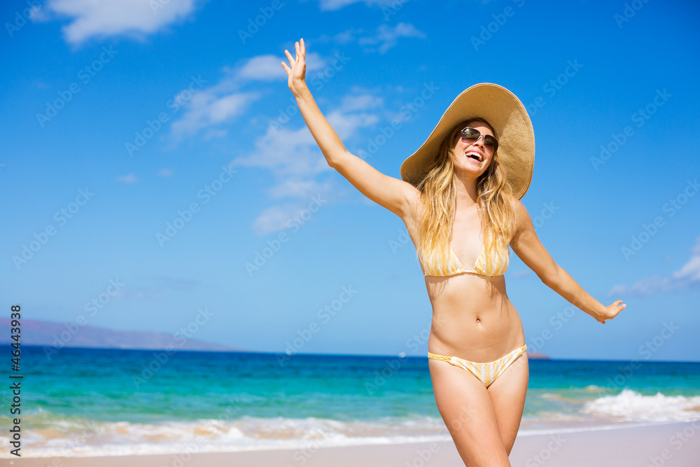 Beautiful Woman at the Beach