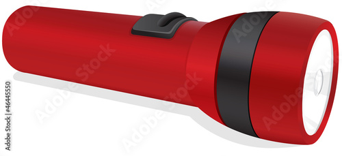 a red torch