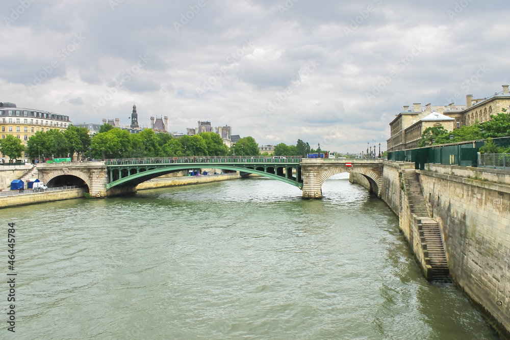 Bridge over the Seine. Paris. France
