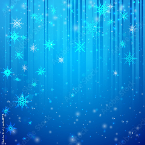 Background with snowflakes photo