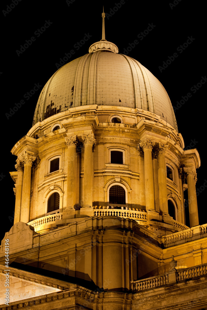 Royal Palace Dome in Budapest