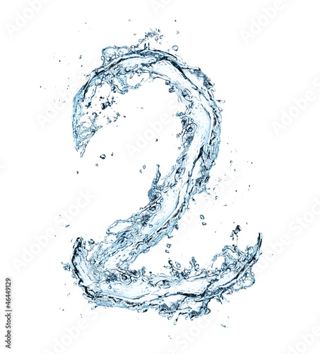 Number of water alphabet