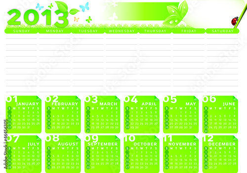Calendario Planning 2013