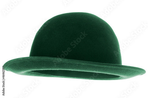 Green vintage hat photo