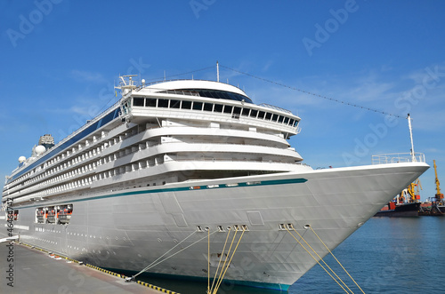 Cruise tourist ship in Black sea, Odessa, Ukraine © Unkas Photo