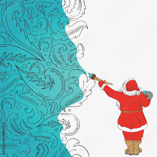 Santa Claus is an artist