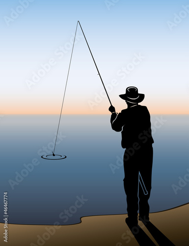 Fishing - Vector illustration
