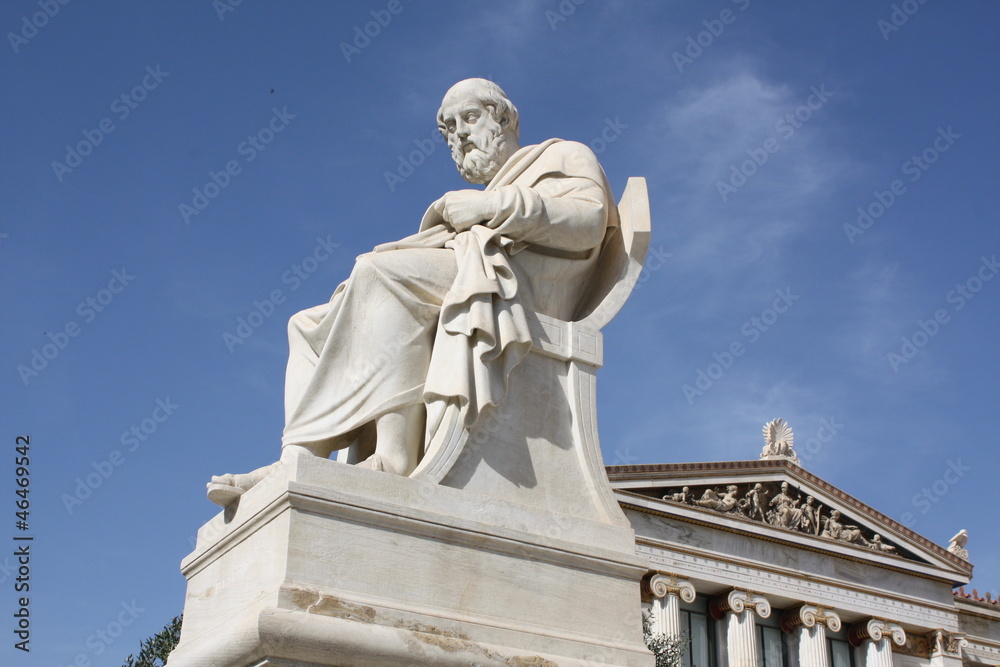 Philosopher Plato in Athens