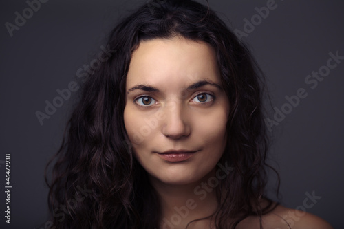 beauty headshot of sexy woman