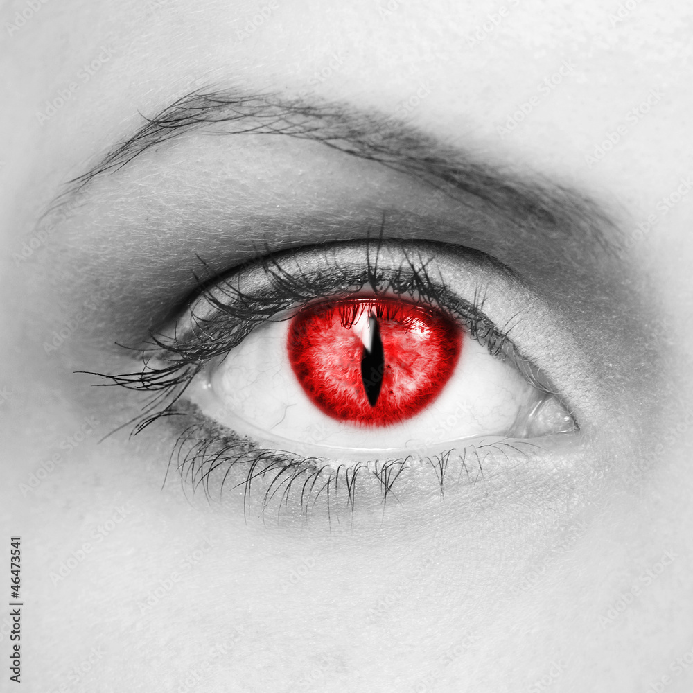 Naklejka premium Vampire eyes