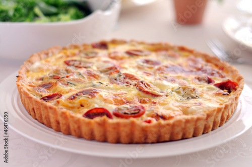 Tomato cheese pie