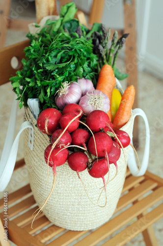 Basket of vegetables
