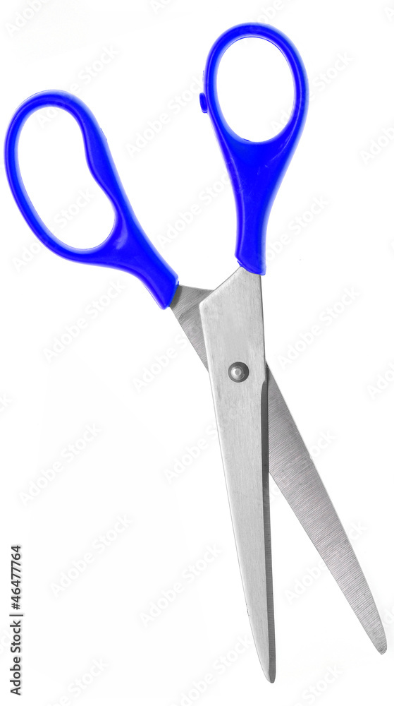 Blue scissors