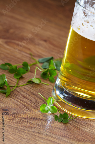 clover and beer