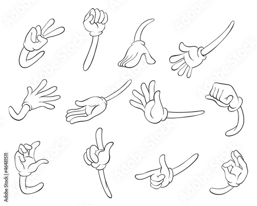 various hands