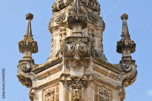 Virgin column. Nardò. Puglia. Italy.