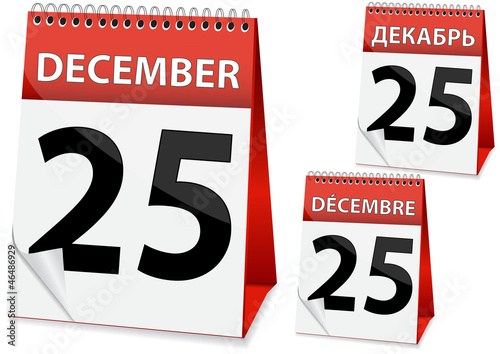 icon calendar Christmas